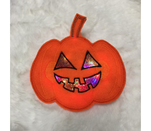 Stickdatei ITH - Halloween Laterne Kürbis inkl. Süßigkeitenverstecker